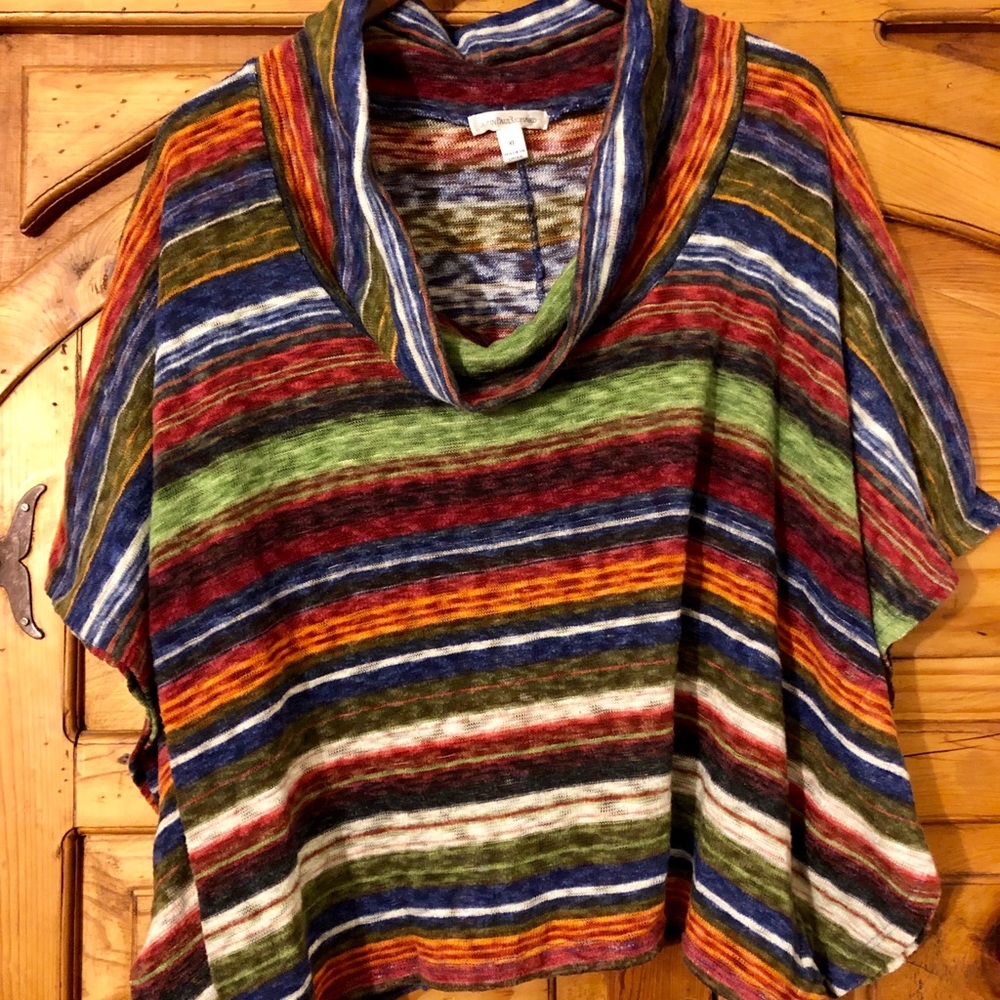 Cropped Multicolored Sweater